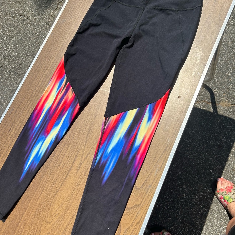 Sweaty Betty 7/8 pants with neon details high waist legging